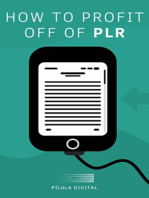 cover image of How to Profit Off of PLR